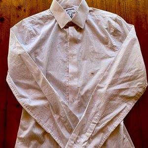 Young means Express button down